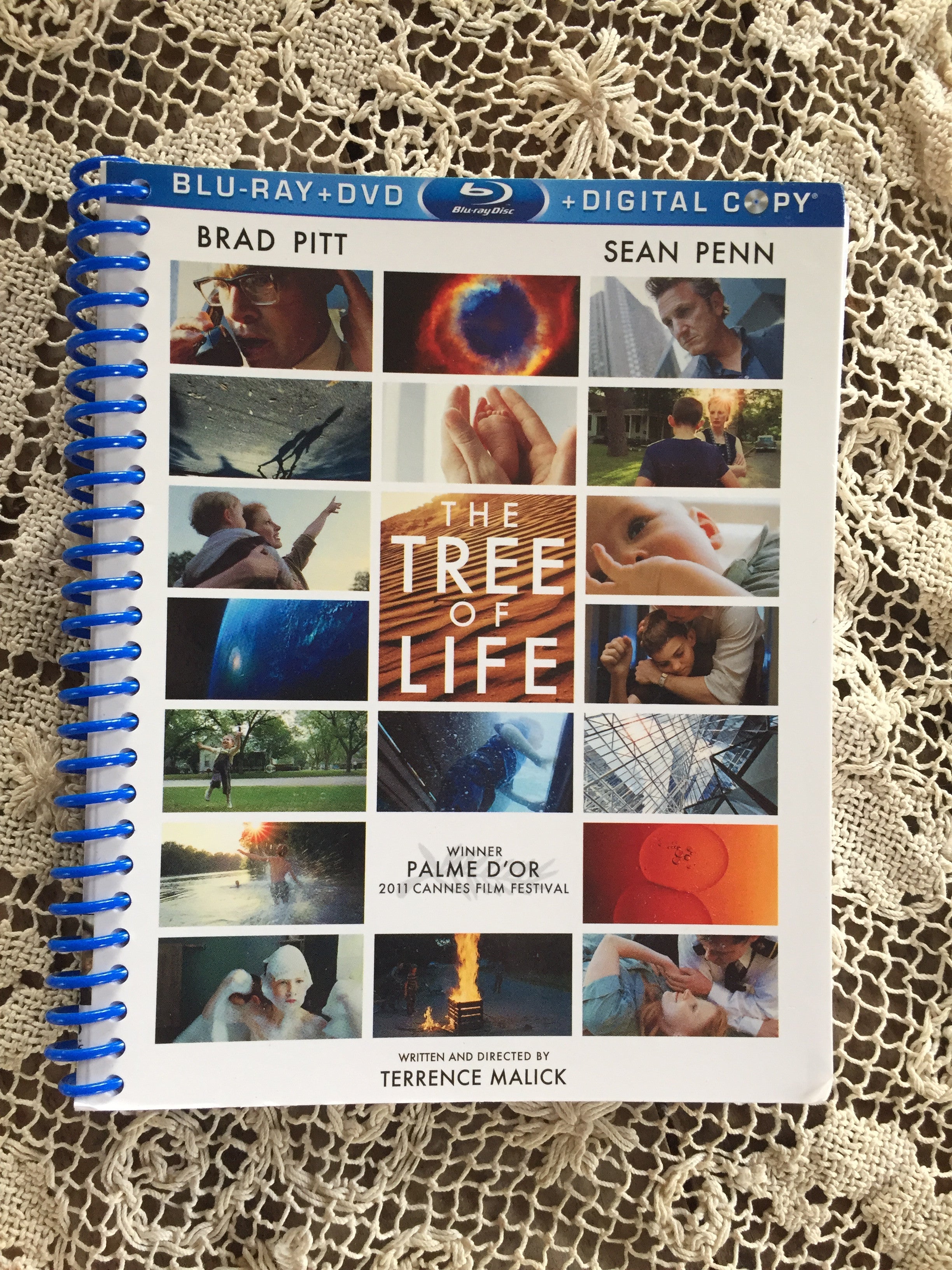 The Tree of Life Recycled Movie Cover Notebook