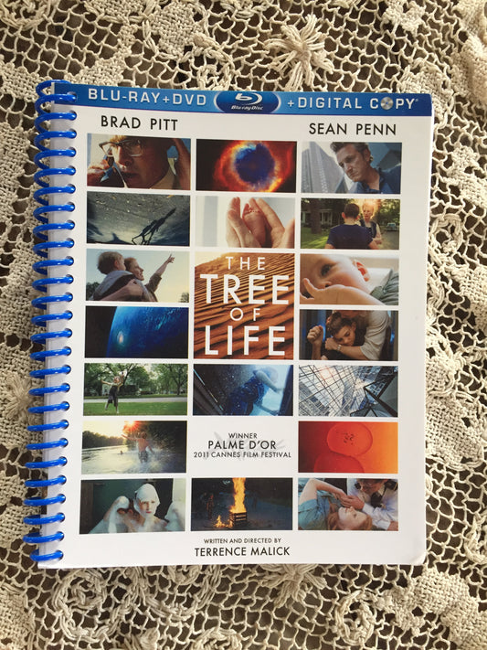 The Tree of Life Recycled Movie Cover Notebook