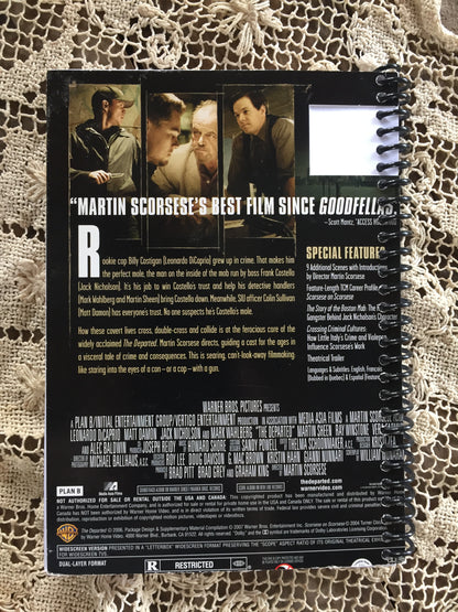 The Departed Recycled Movie Cover Notebook