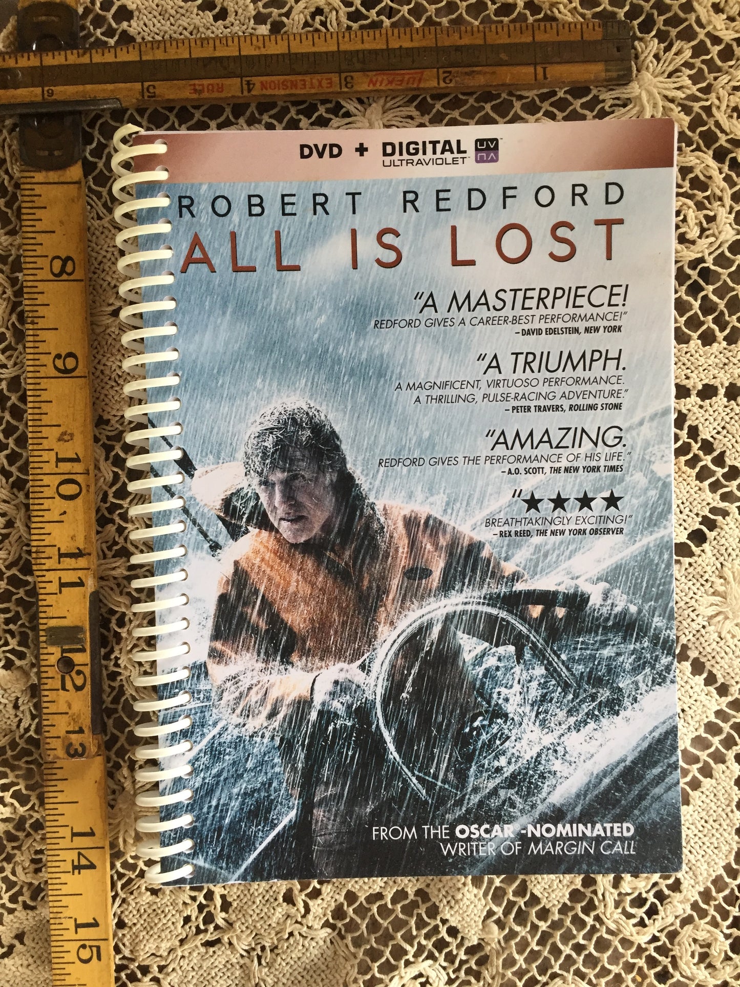 All is Lost Recycled Movie Cover Notebook