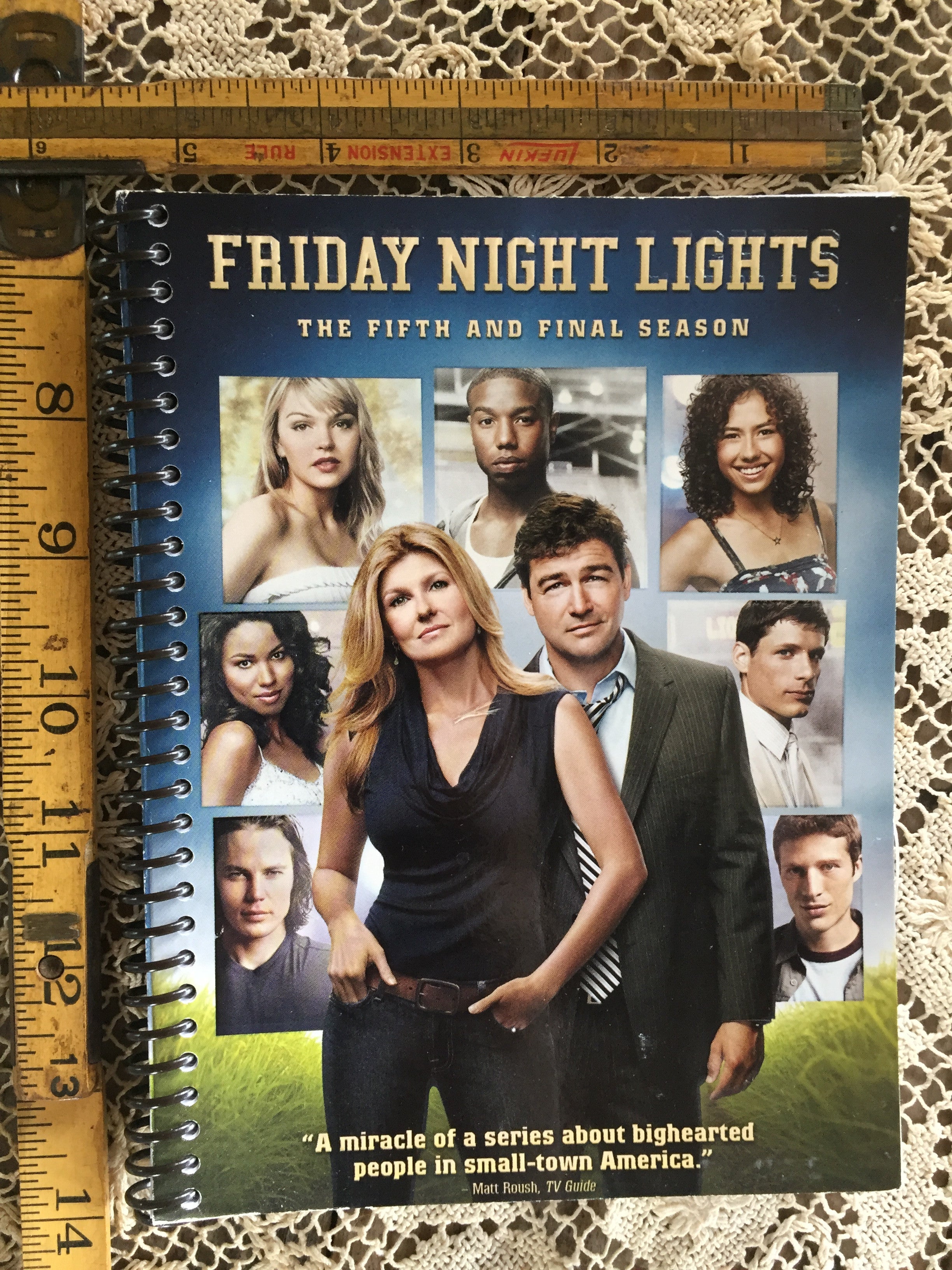 Friday Night Lights Recycled Movie Cover Notebook