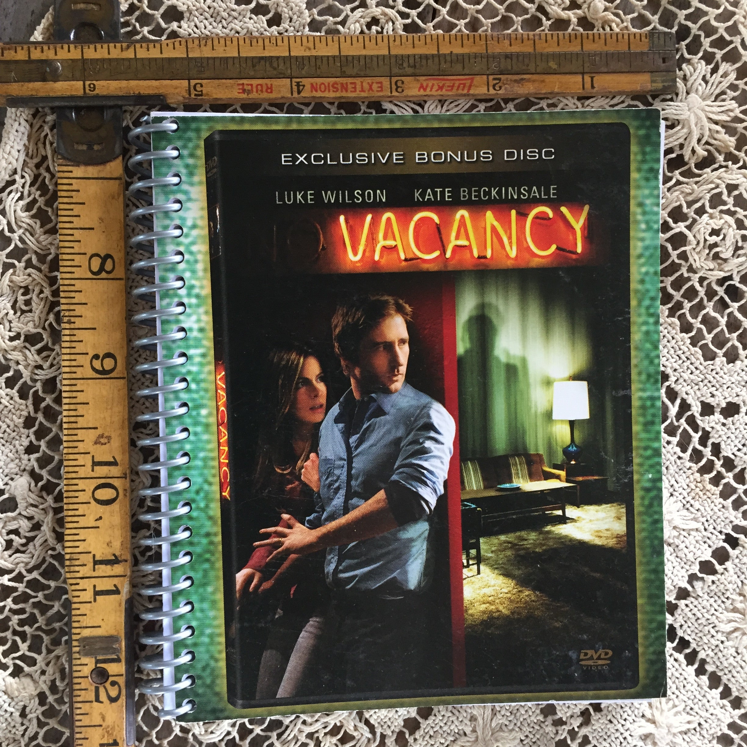 Vacancy Recycled Movie Cover Notebook
