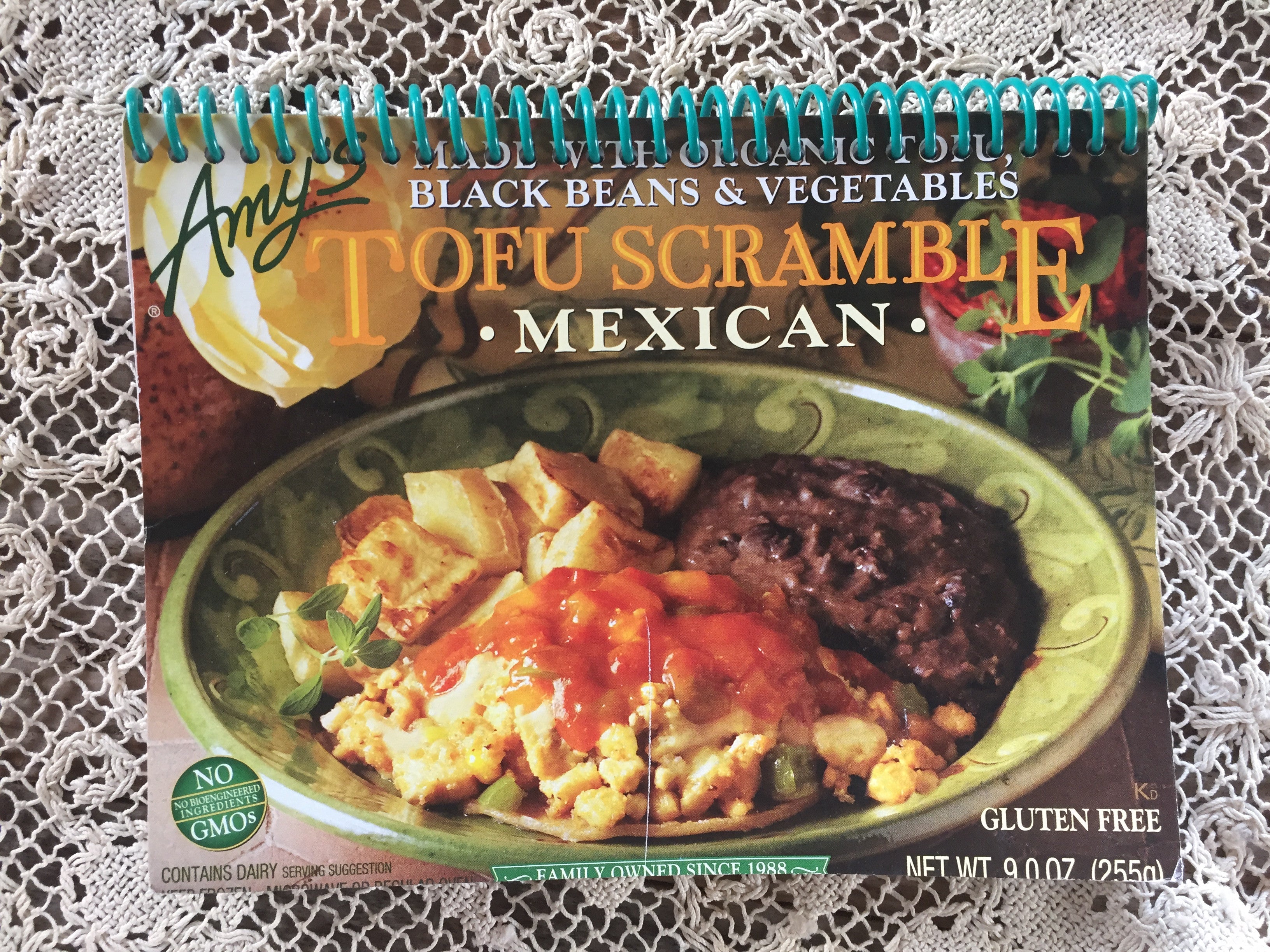 Amy's Mexican Tofu Scramble Recycled Notebook