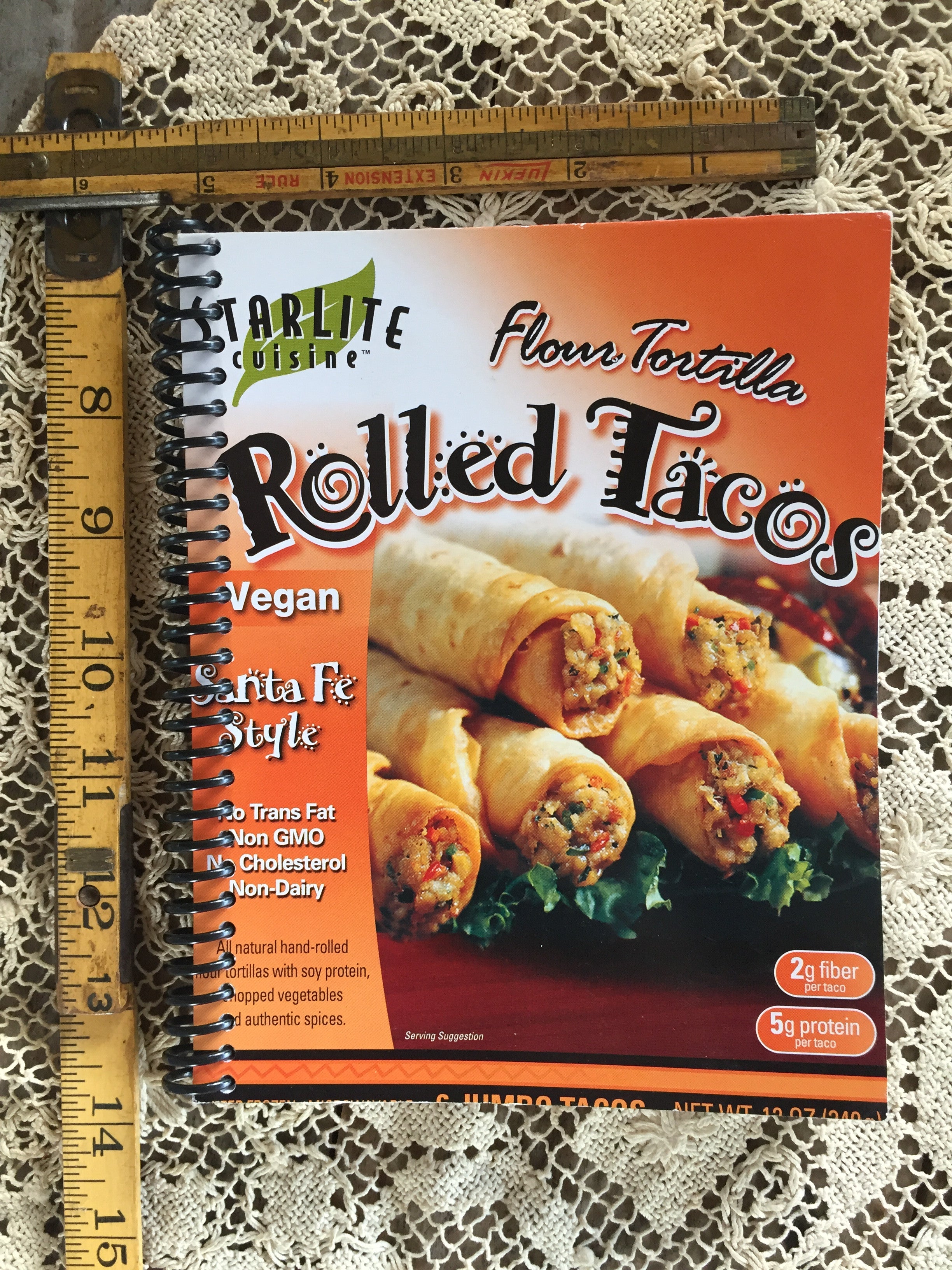 Vegan Rolled Tacos Recycled Notebook