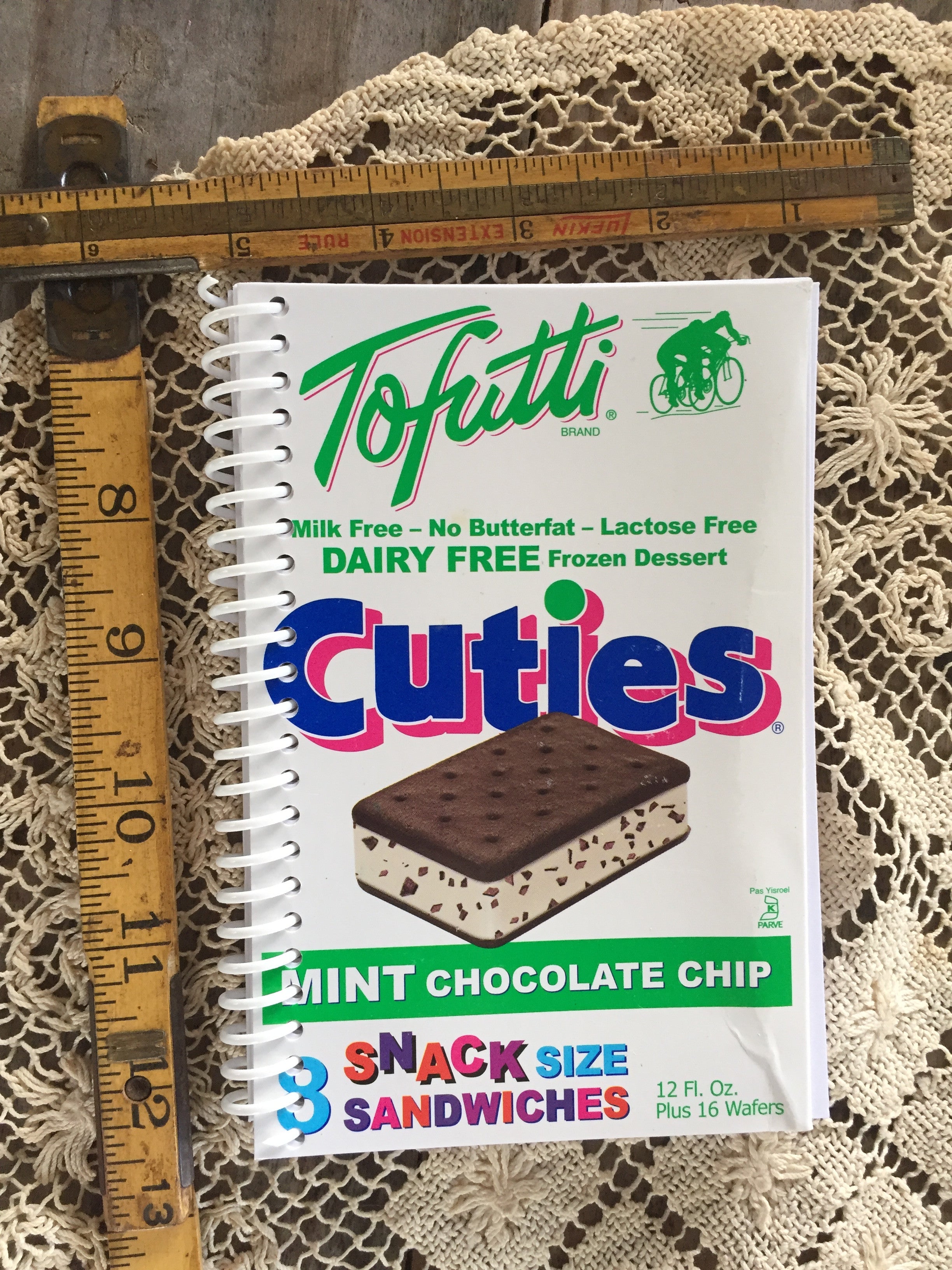 Tofutti Cuties Recycled Notebook