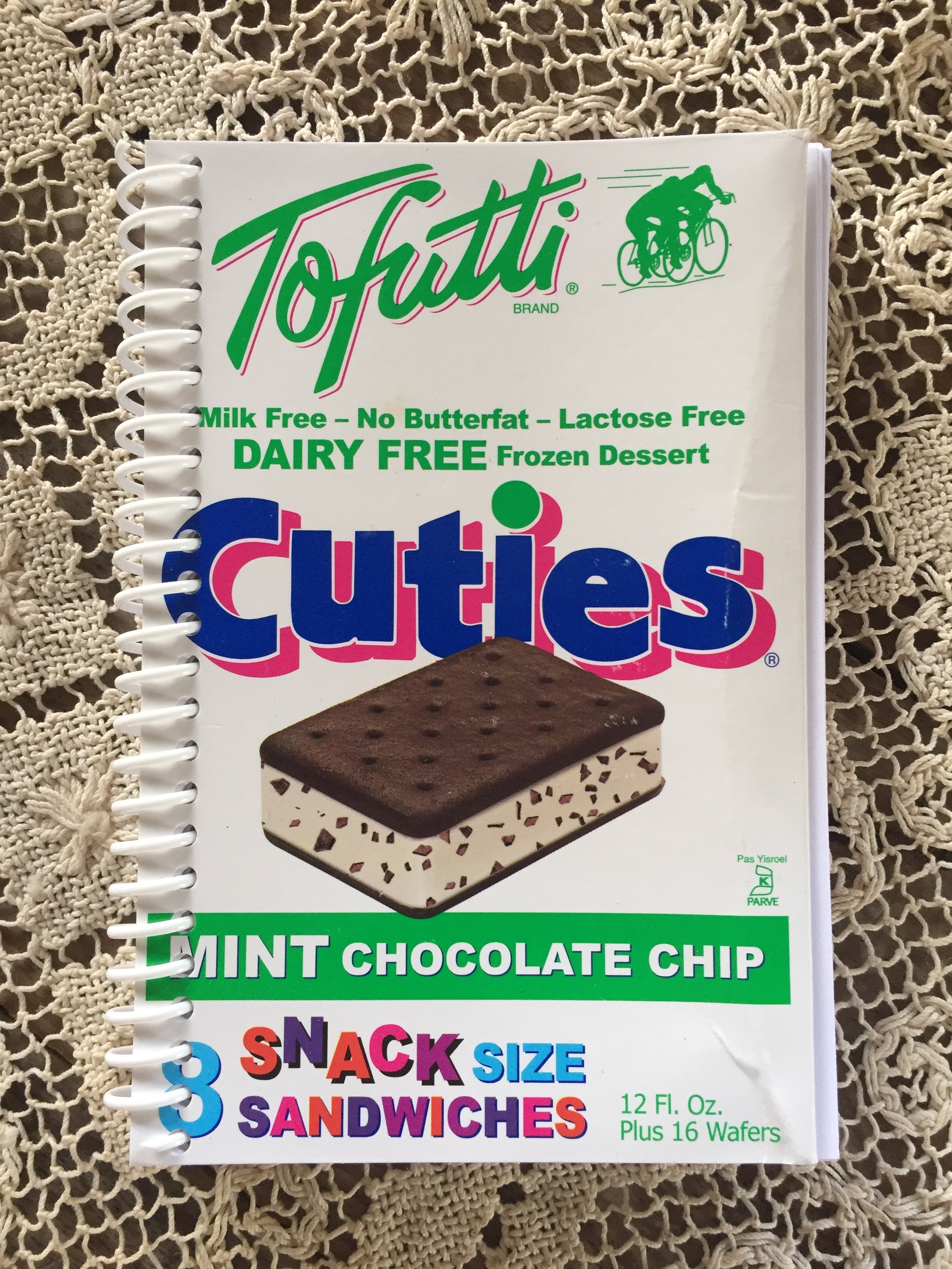 Tofutti Cuties Recycled Notebook