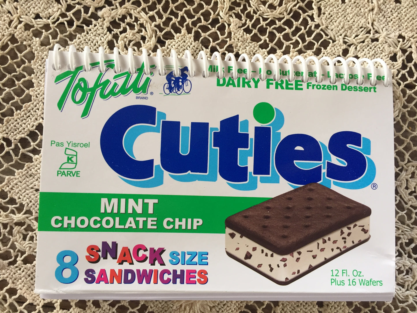 Tofutti Cuties Recycled Notebook