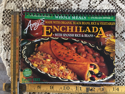 Amy's Enchilada Dinner Recycled Notebook
