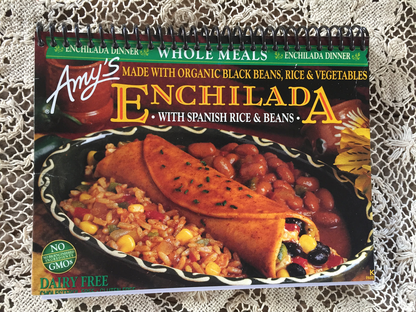 Amy's Enchilada Dinner Recycled Notebook