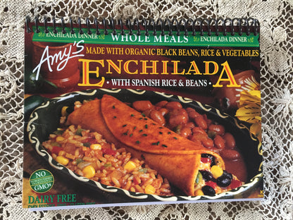 Amy's Enchilada Dinner Recycled Notebook