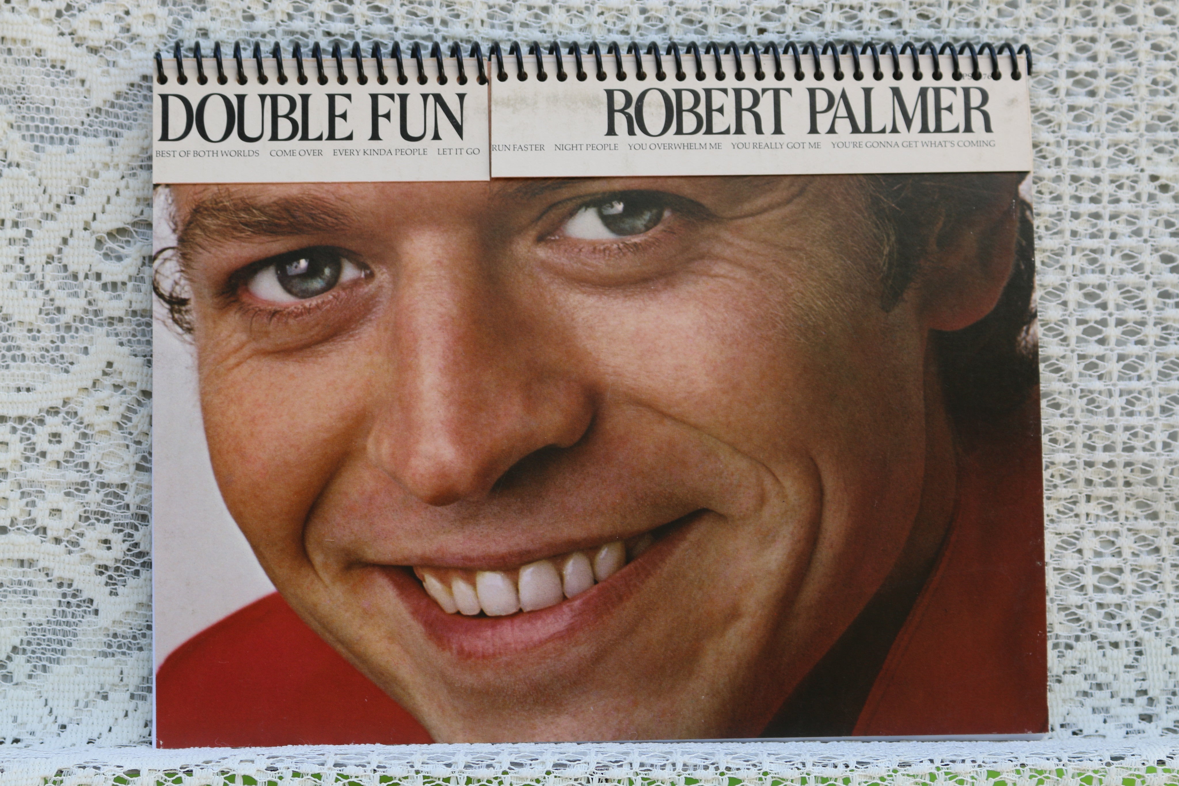 Robert Palmer Recycled Album Cover Notebook