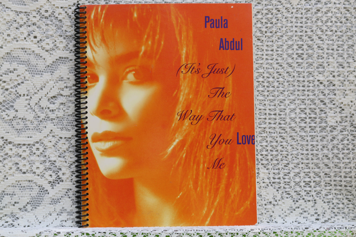 Paula Abdul Recycled Album Cover Notebook