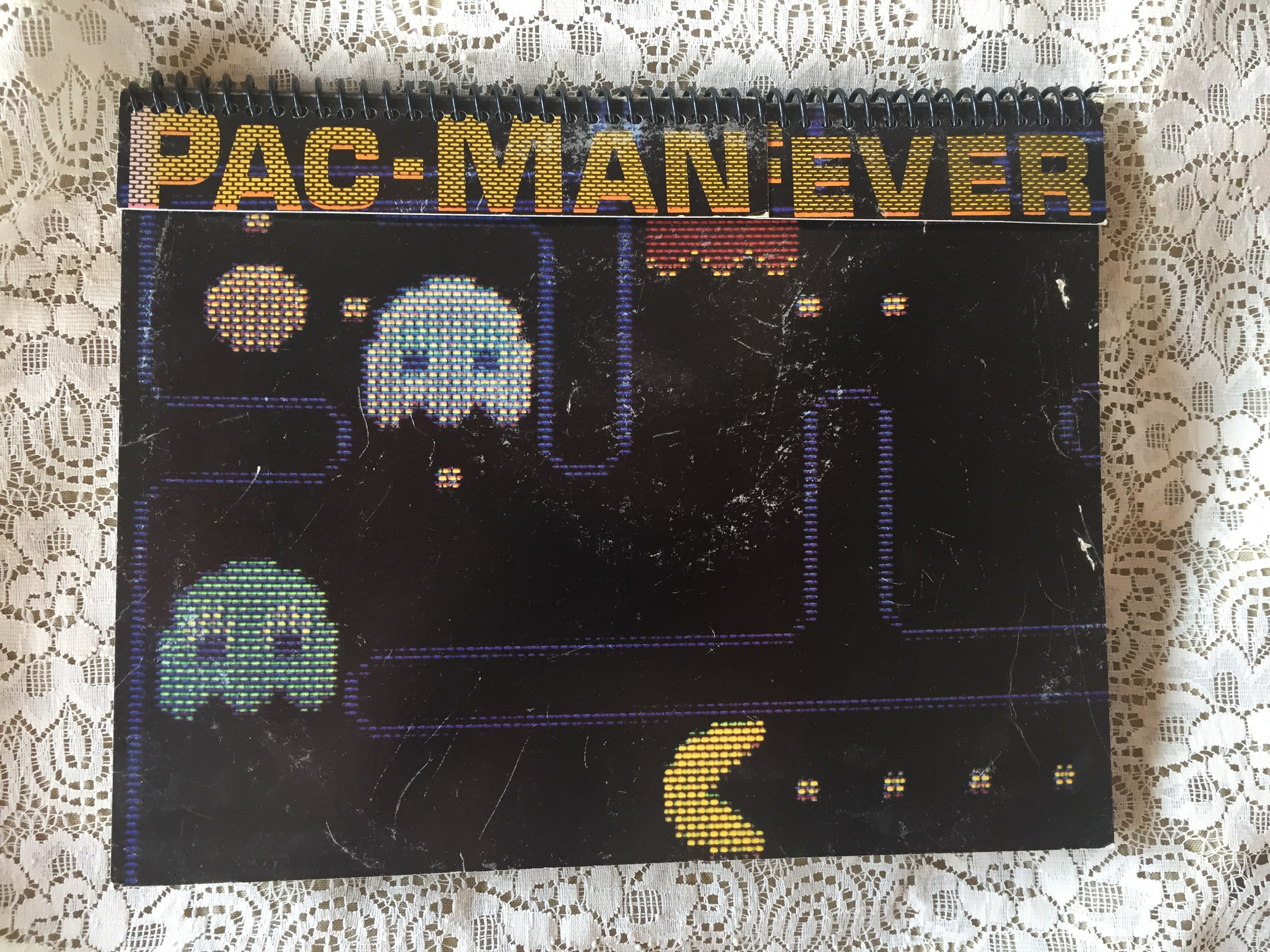 Pac-Man Recycled Album Cover Notebook