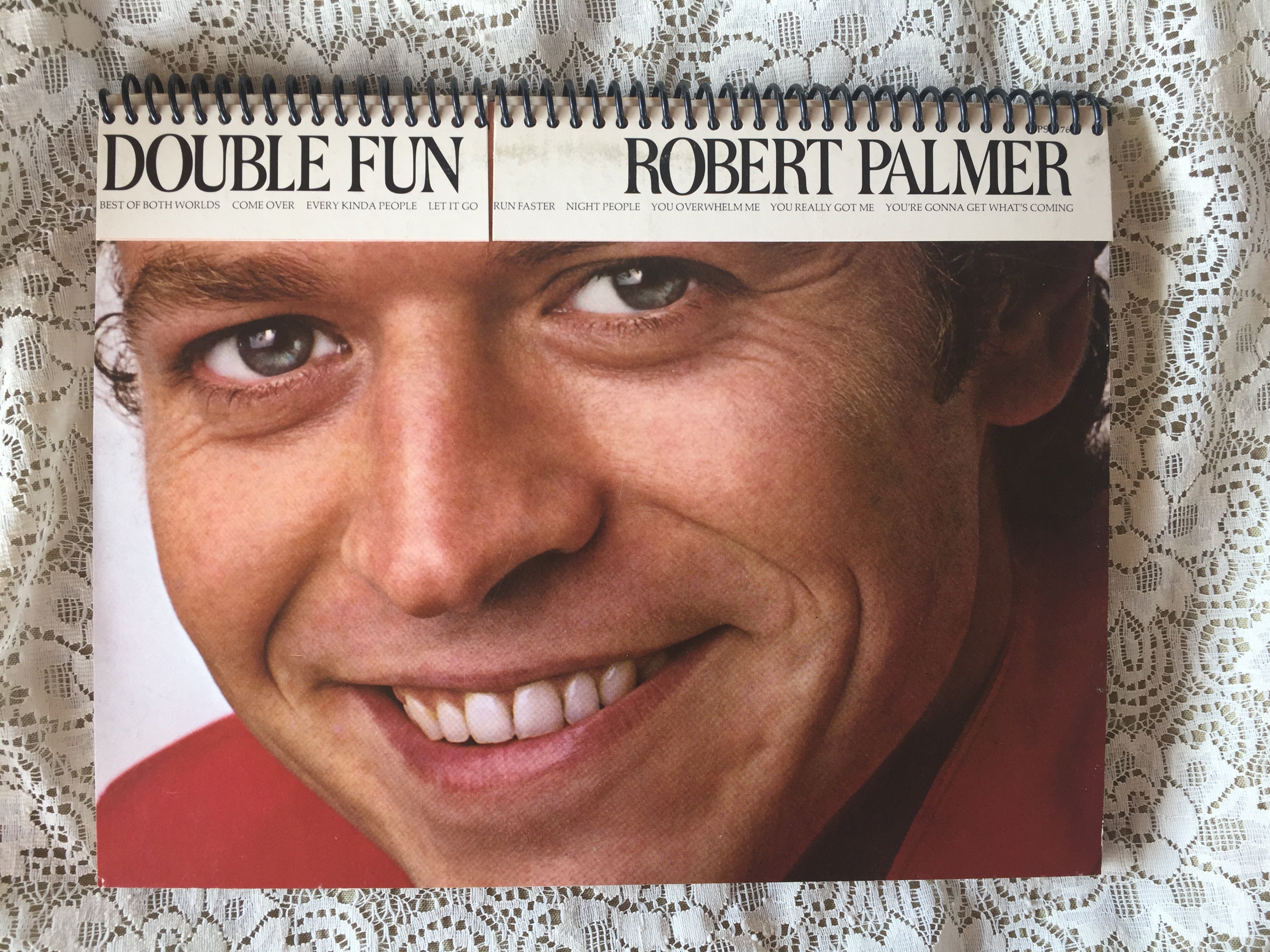 Robert Palmer Recycled Album Cover Notebook