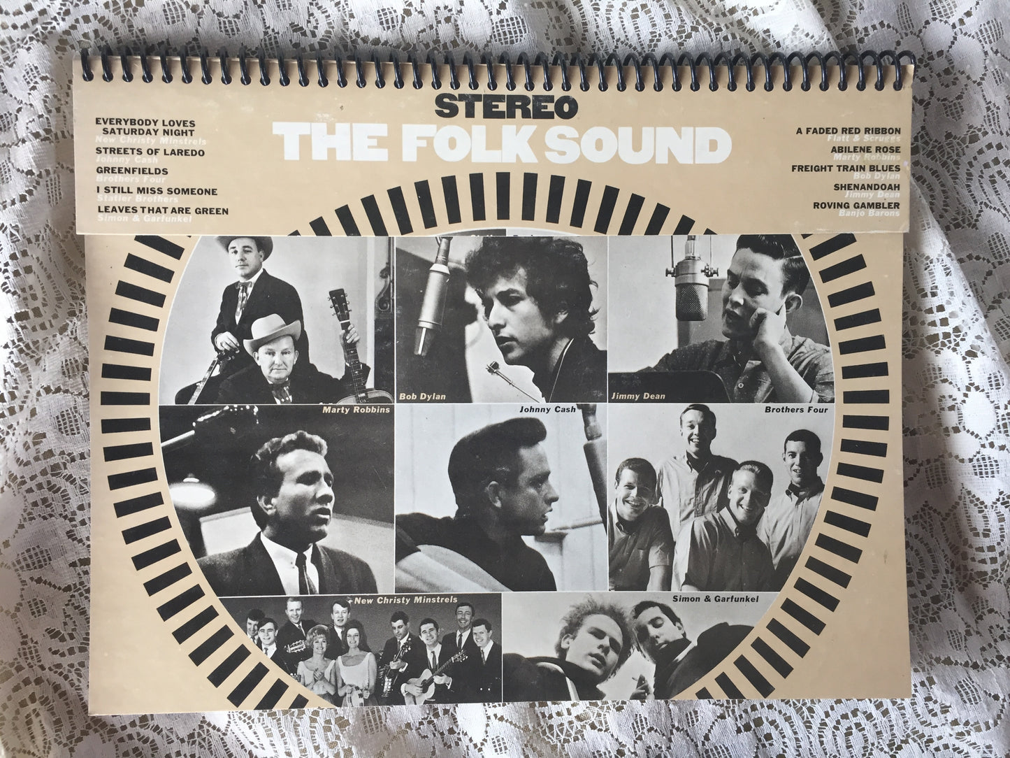 Folk Sound Recycled Album Cover Notebook