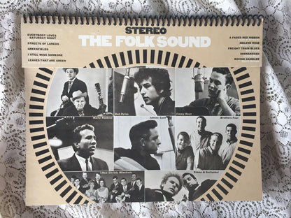 Folk Sound Recycled Album Cover Notebook