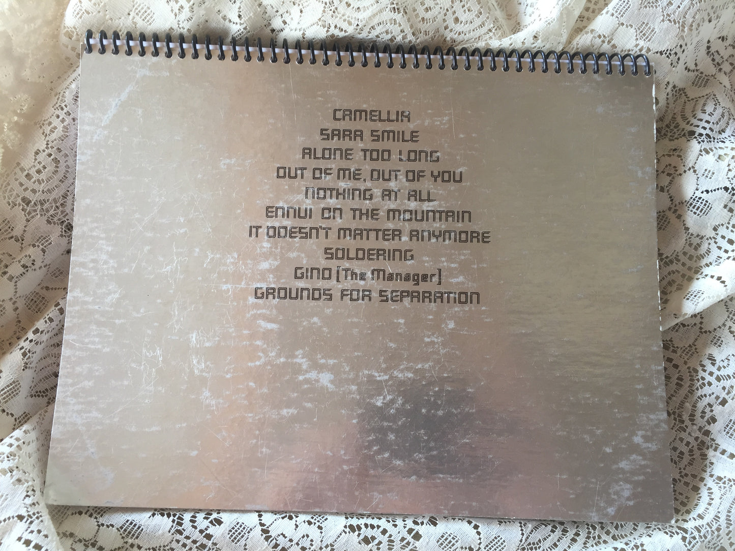 Daryl Hall and John Oates Recycled Album Cover Notebook