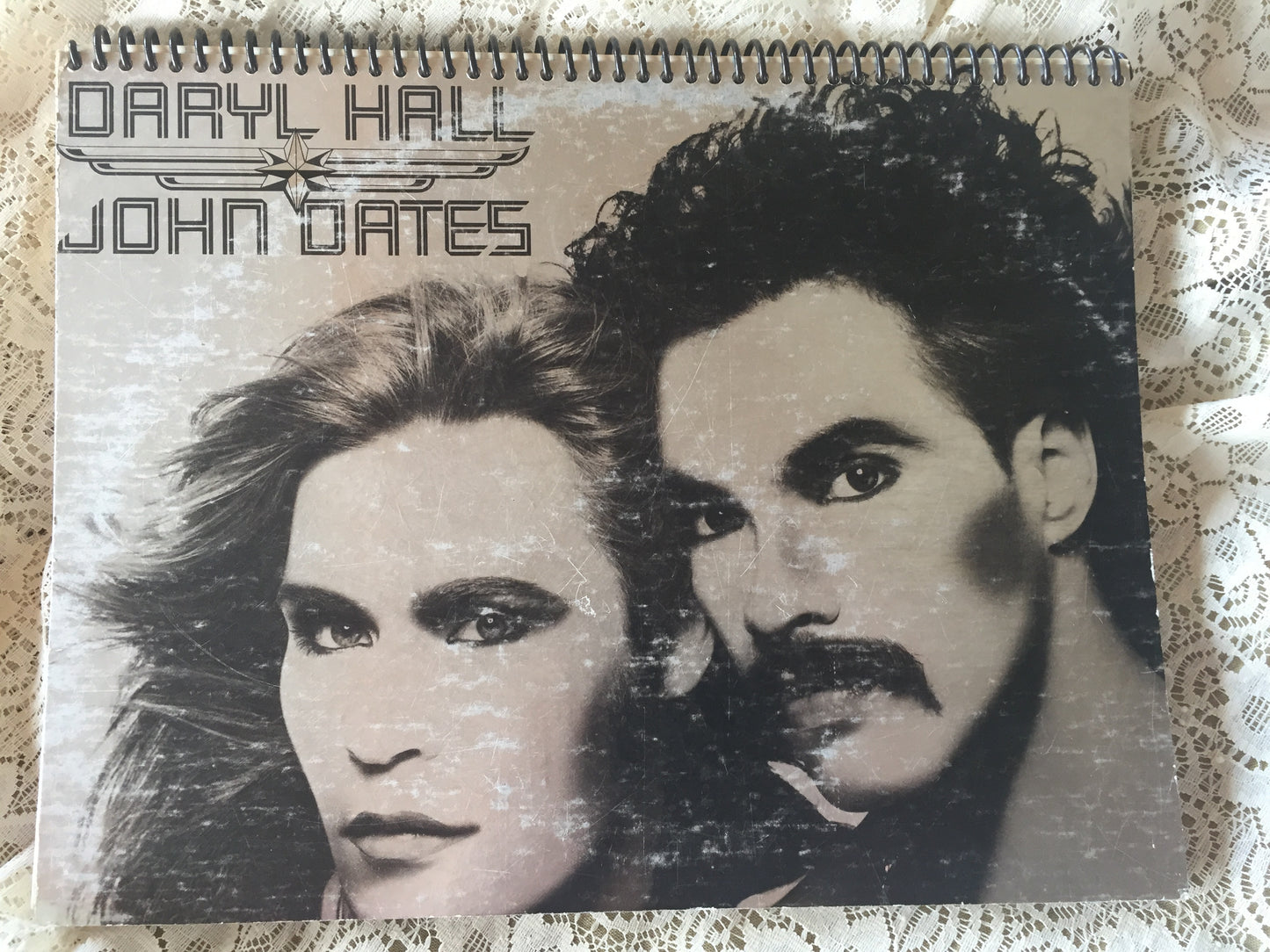 Daryl Hall and John Oates Recycled Album Cover Notebook