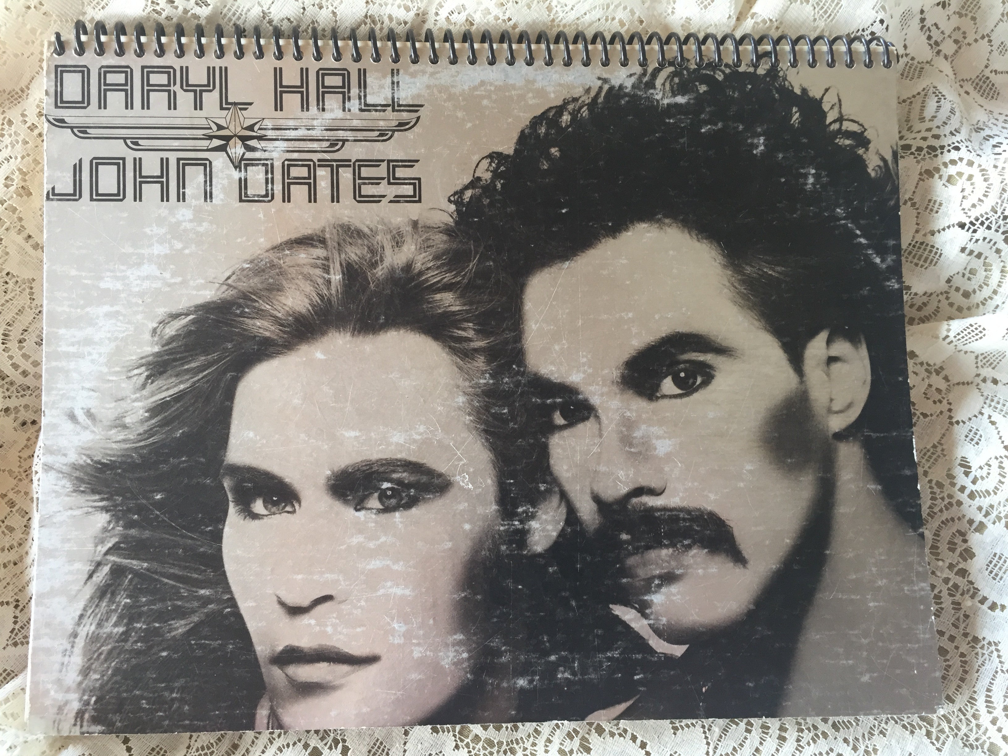 Daryl Hall and John Oates Recycled Album Cover Notebook