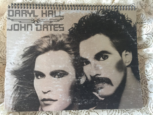 Daryl Hall and John Oates Recycled Album Cover Notebook