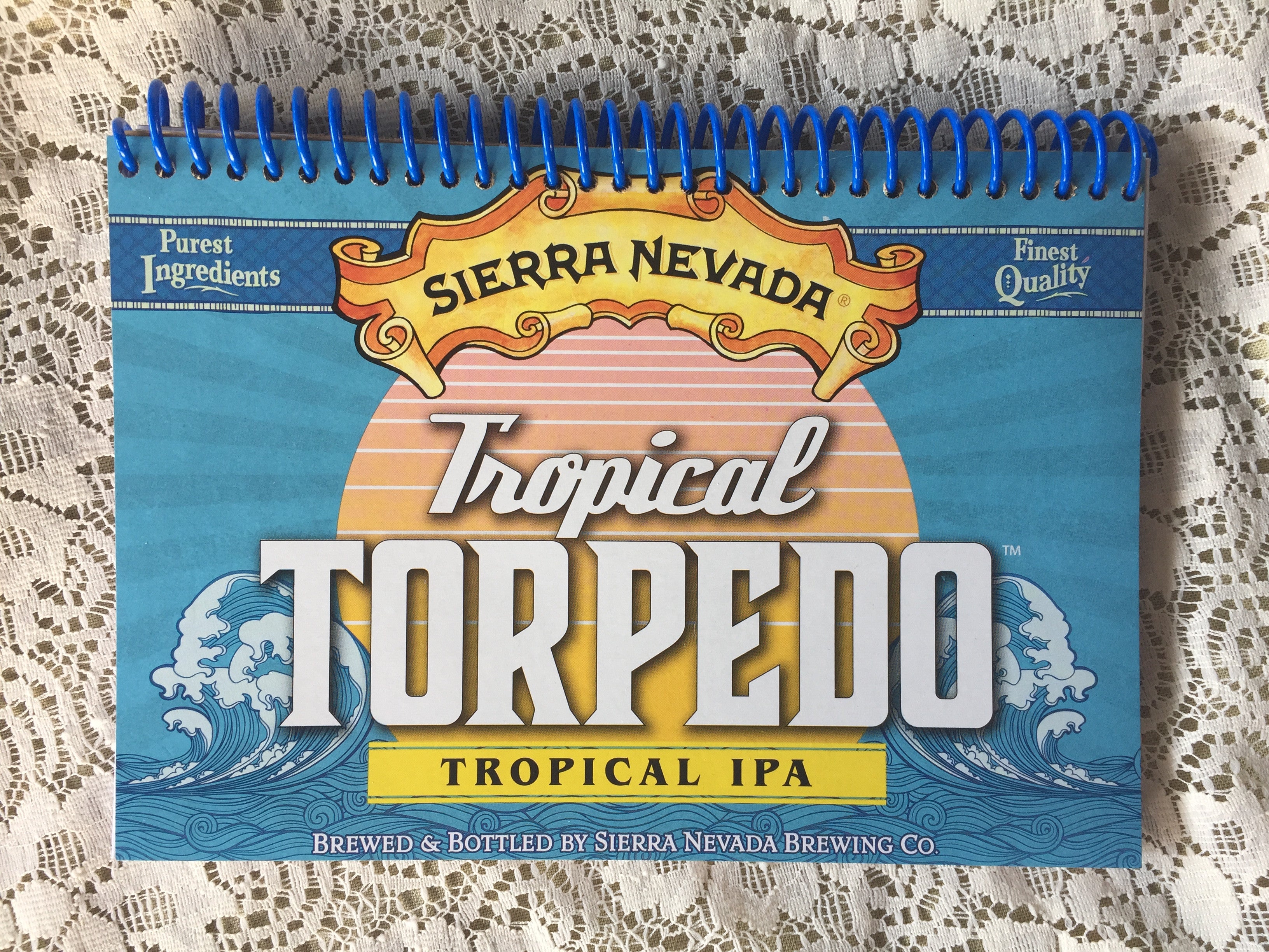 Sierra Nevada Tropical Torpedo Recycled Beer Carton Notebook