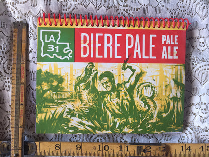 Biere Pale Ale Recycled Beer Carton Notebook