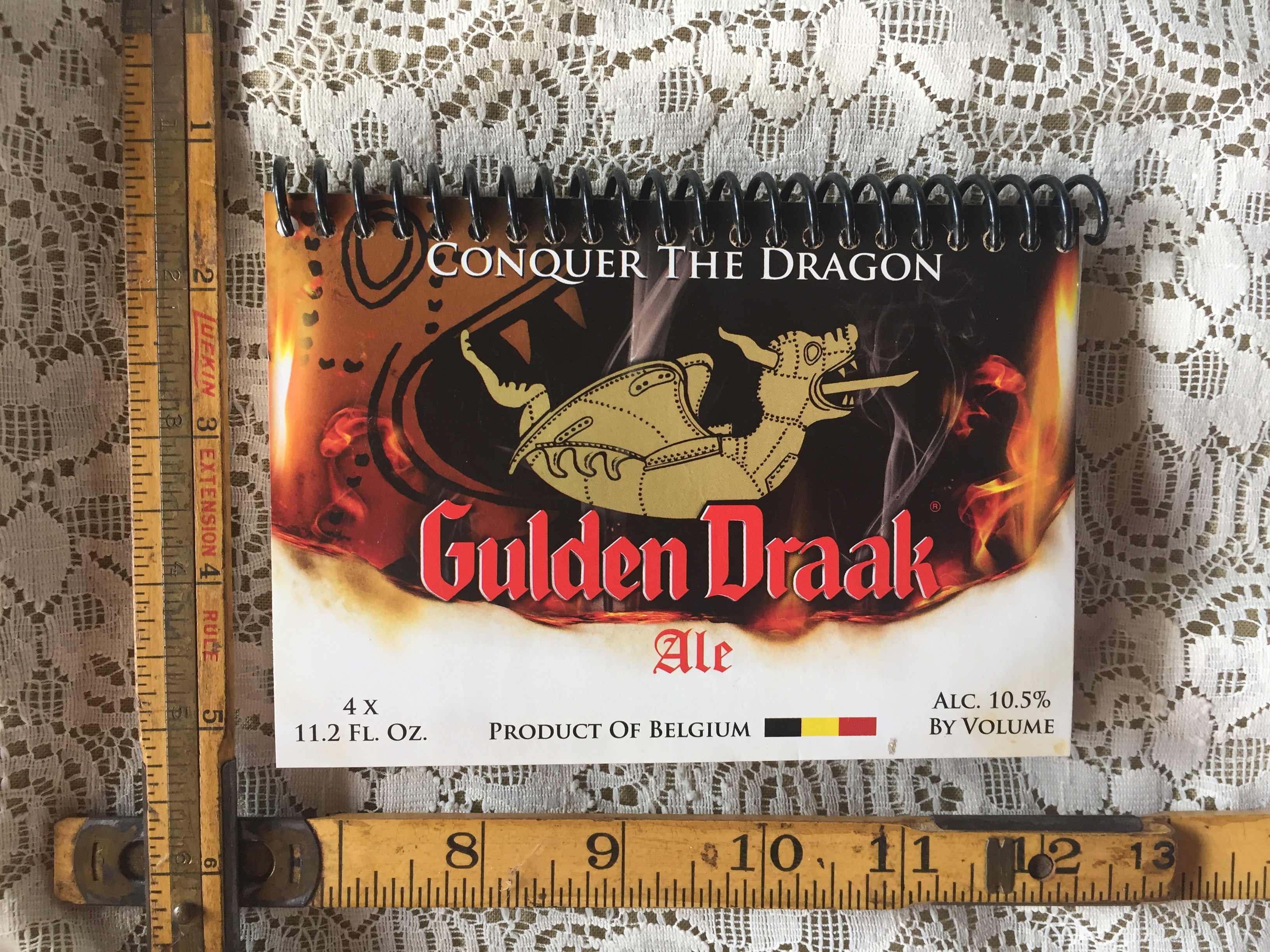 Gulden Draak Ale Recycled Beer Carton Notebook