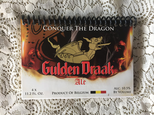 Gulden Draak Ale Recycled Beer Carton Notebook
