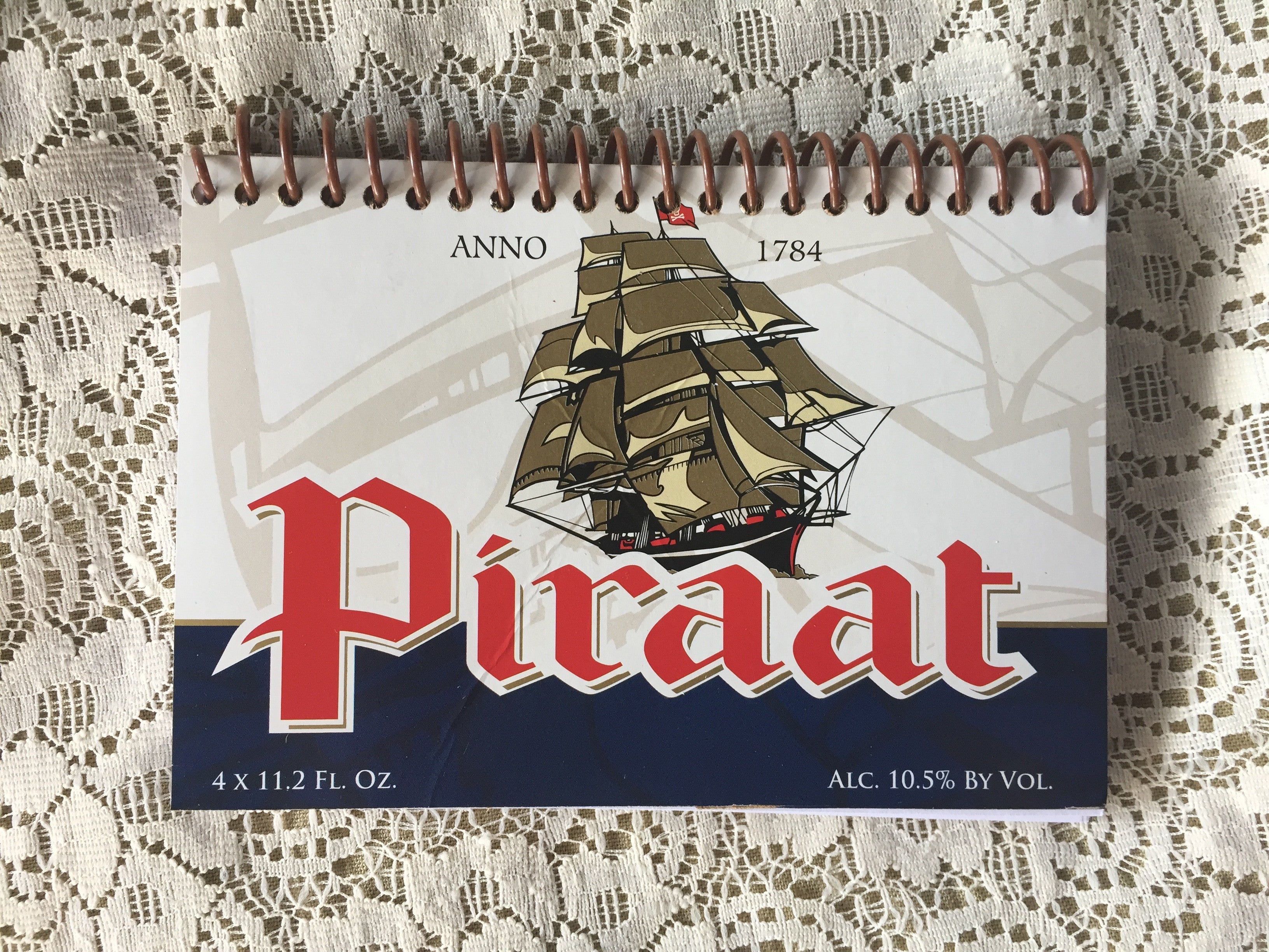 Piraat Recycled Beer Carton Notebook