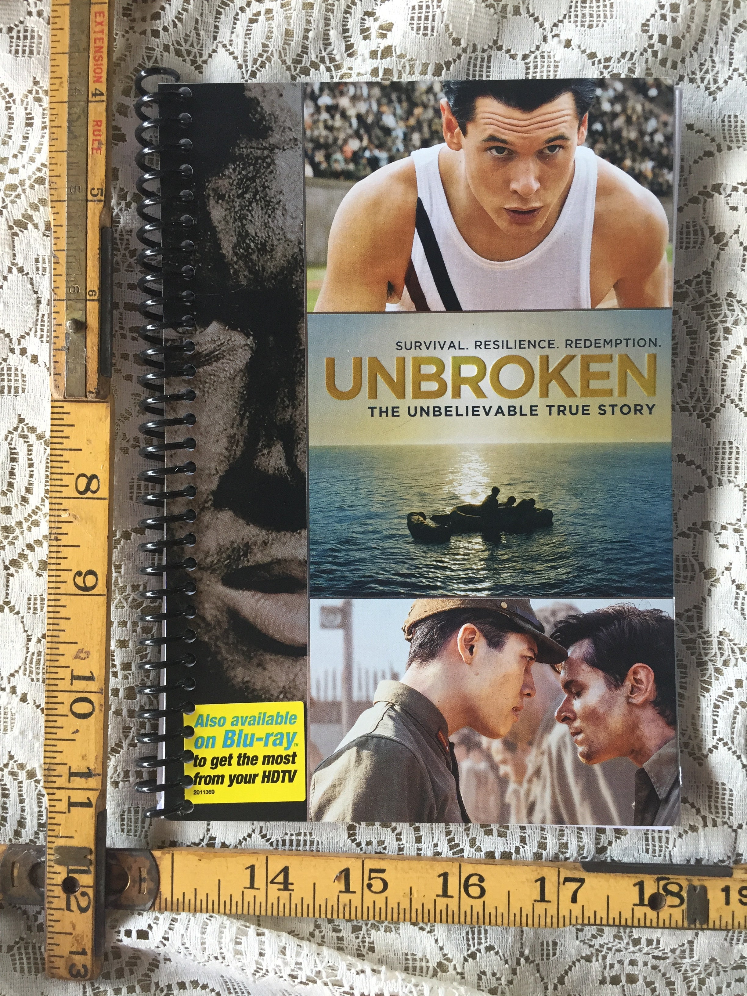 Unbroken Recycled Movie Cover Notebook